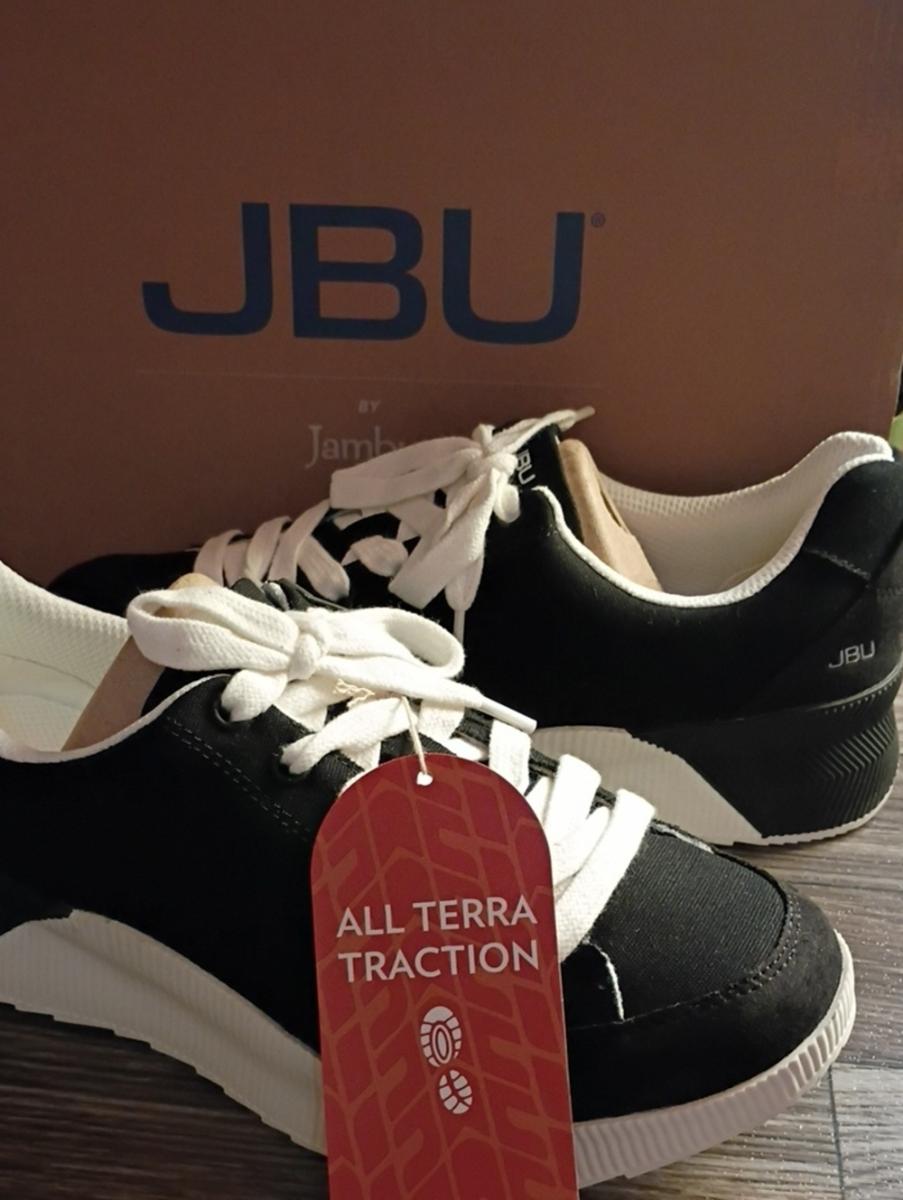 JBU Black and White All-Terra Sneakers